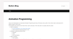Desktop Screenshot of buttersblog.com